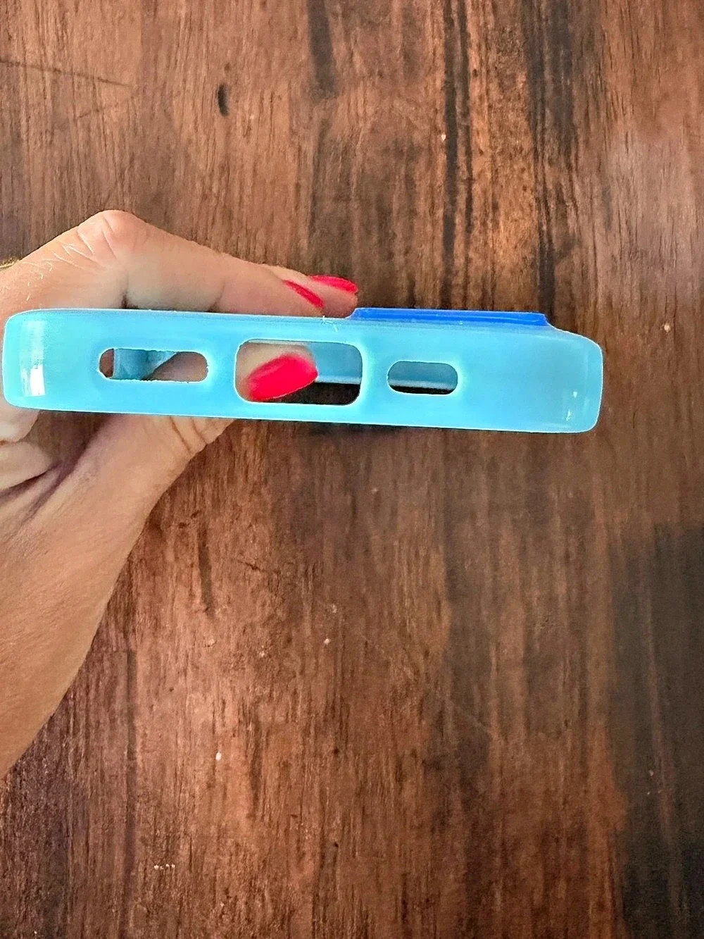 Blue MORGAN iPhone  17 Case